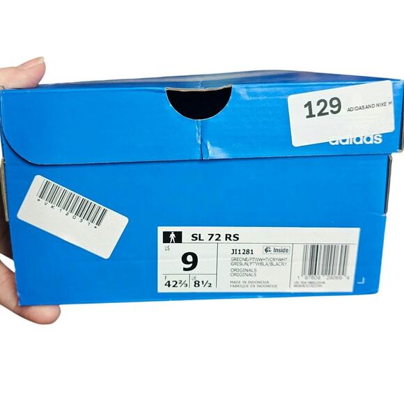 Adidas SL72 RS Originals Grey JI1281 Men's Size 9 Retro New in Box - Picture 9 of 9
